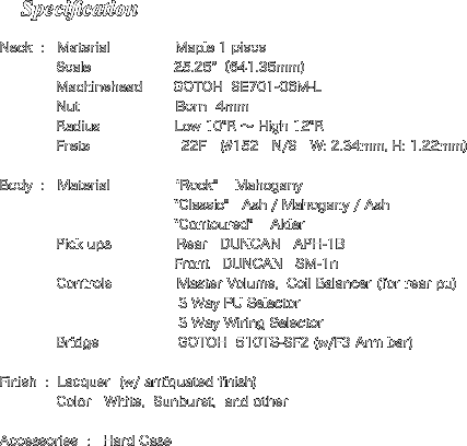    Specification
